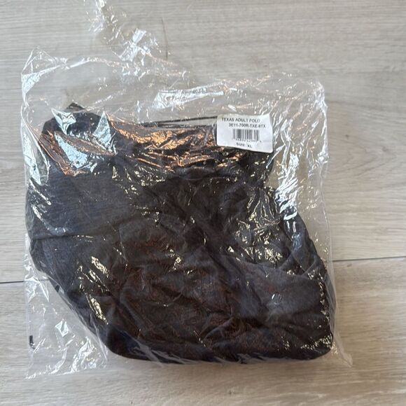 Fanatics men’s Black Texas Longhorns Primary Logo Striated Polo size XL NWT - Picture 4 of 5